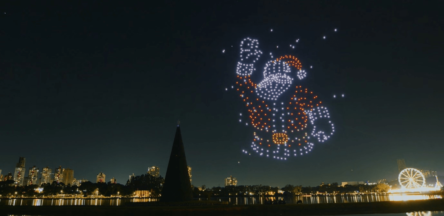 Show de drones será atração Natal Luz de Gramado
